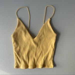 Garage Yellow Thin Strap Tanktop in yellow - size XS